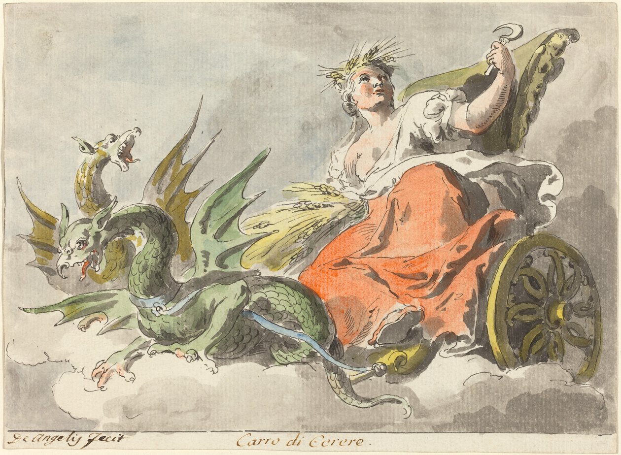 Carro di Cerere (Chariot of Ceres) av Pietro de Angelis