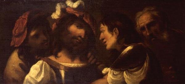 Bravi og en gammel mann av Pietro the Elder Muttoni