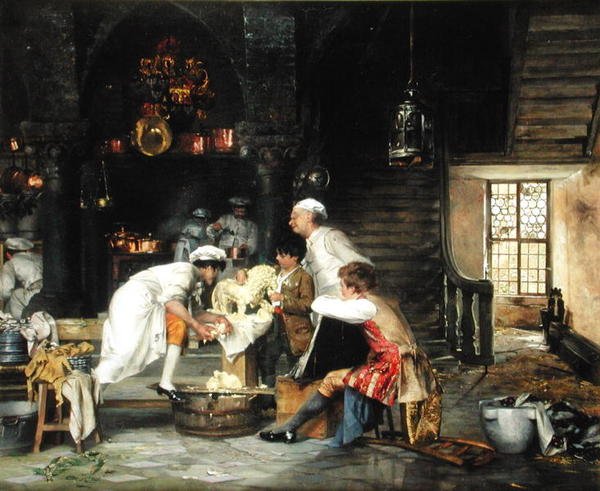 Gutteskulptøren Antonio Canova (1757-1822) (olje på lerret) av Pinckney Marcius Simons