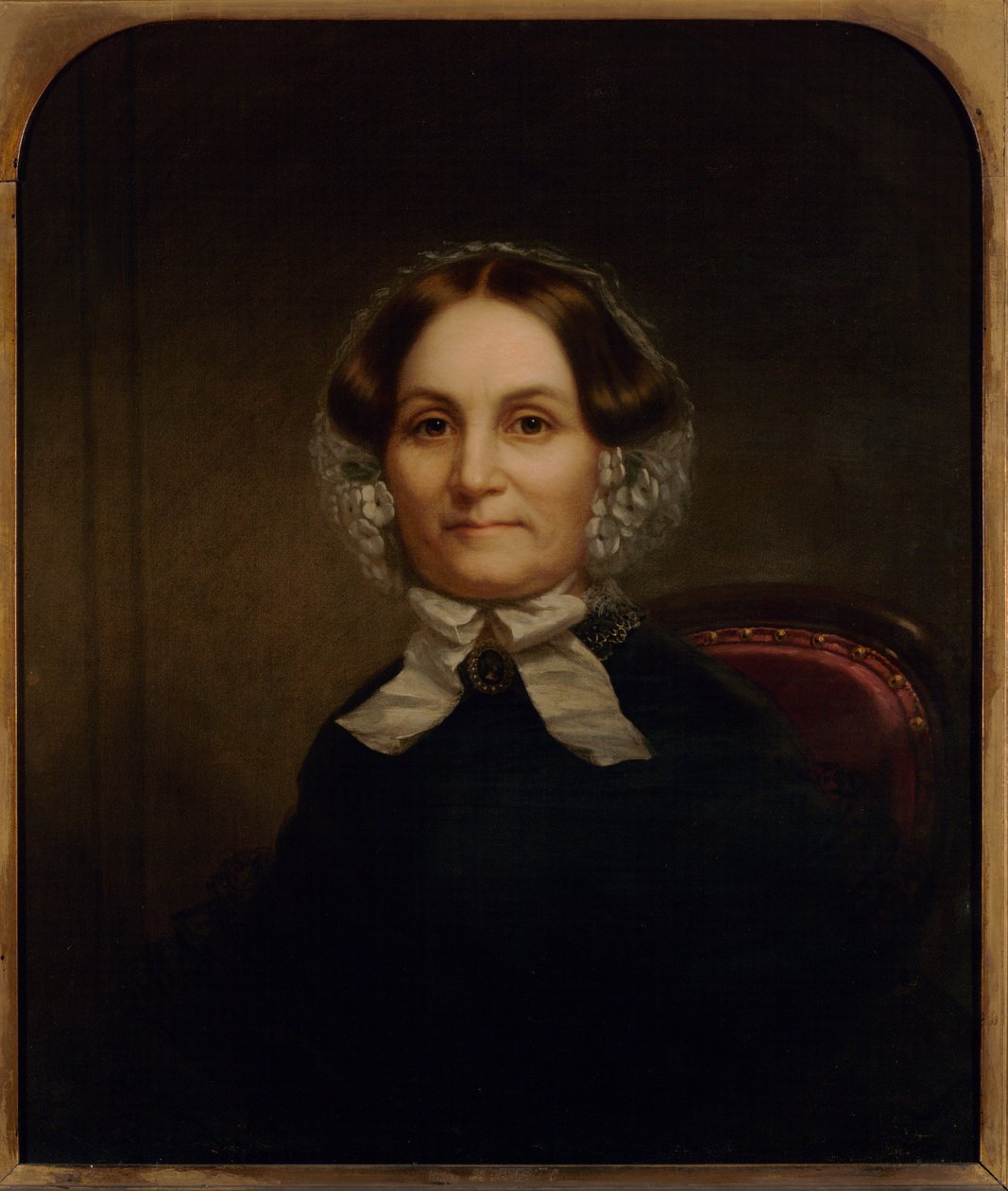Portrett av Lucy Hale Sturges, ca. 1867 (olje på lerret) av Pine Theodore