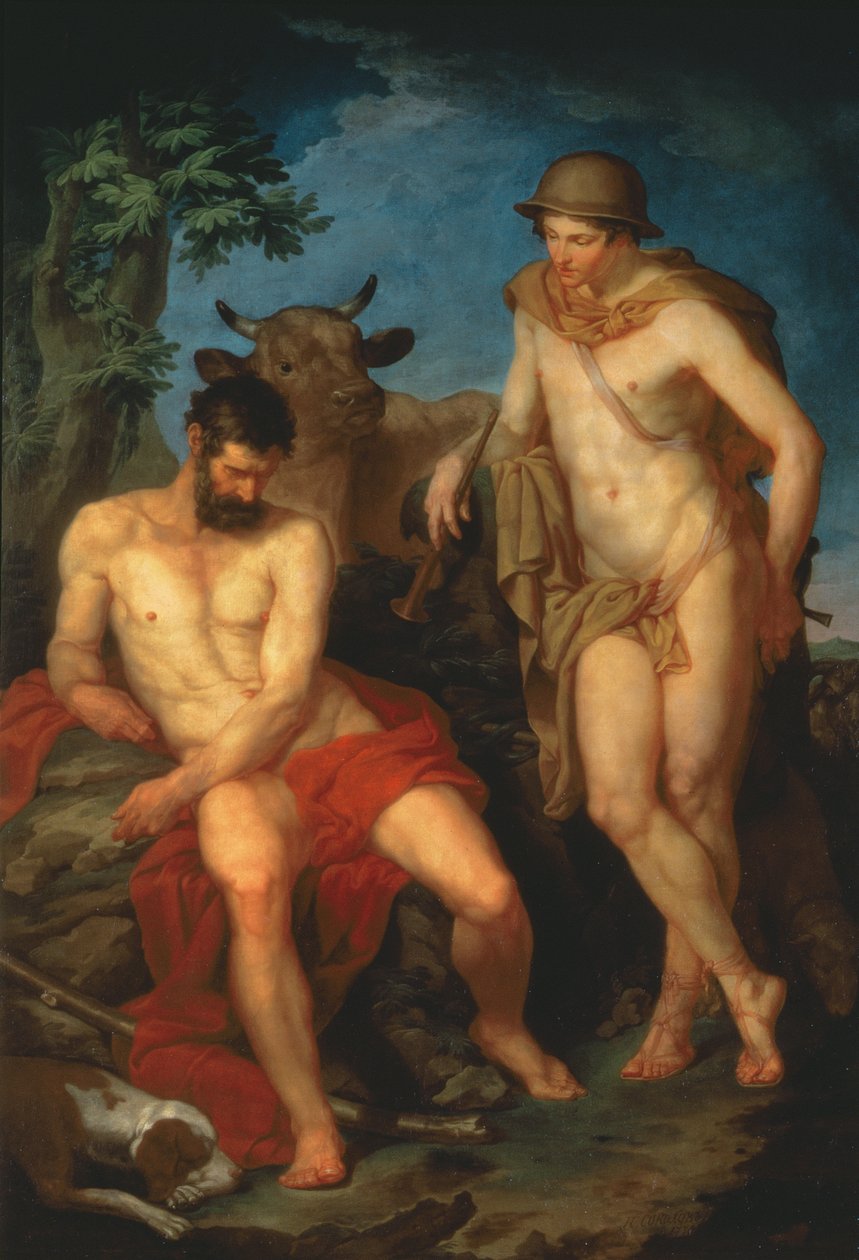 Mercury and Argus, 1776 av Piotr Ivanovich Sokolov