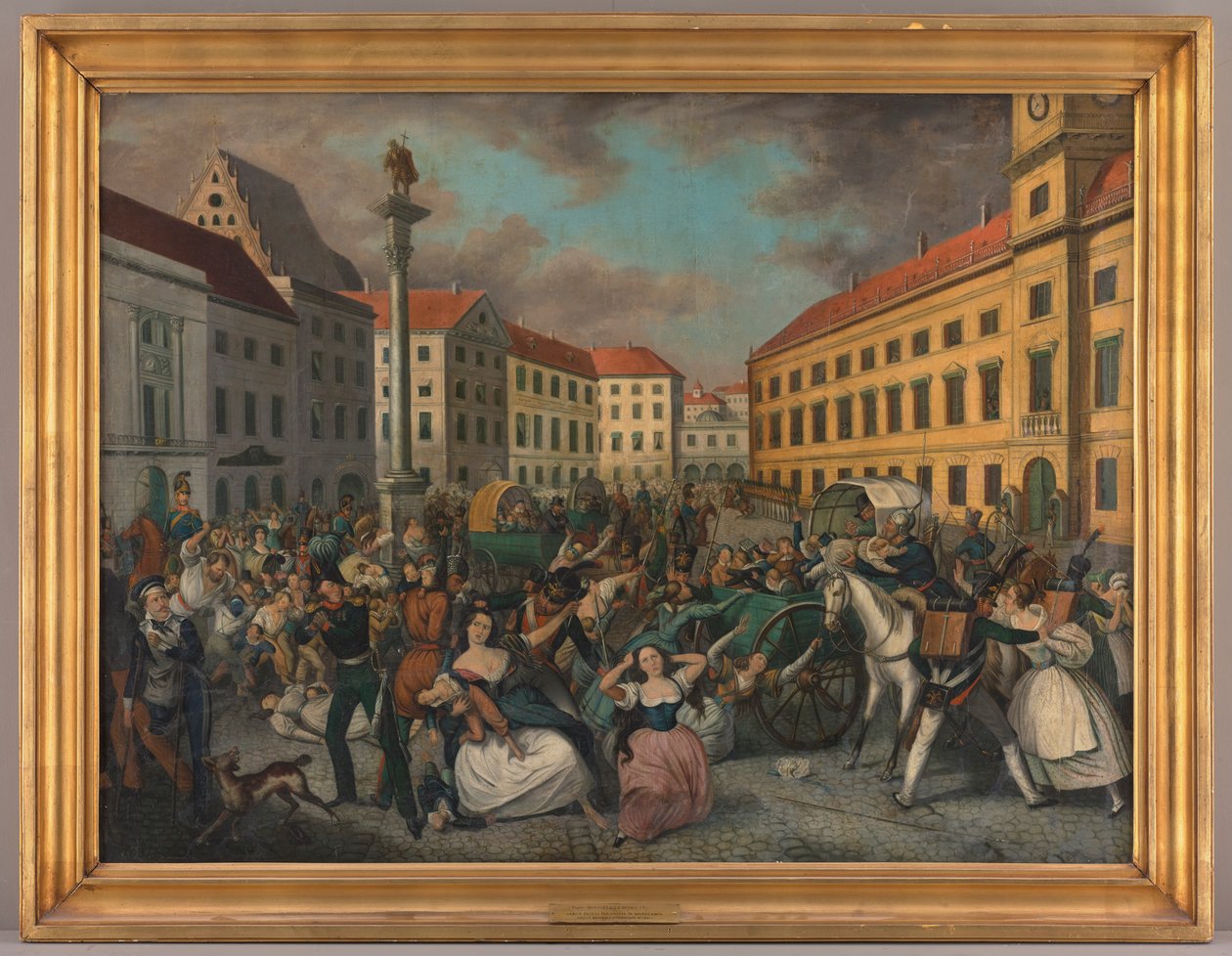 Bortføring av polske barn i Warszawa av muskovitter av Piotr Michalczewski