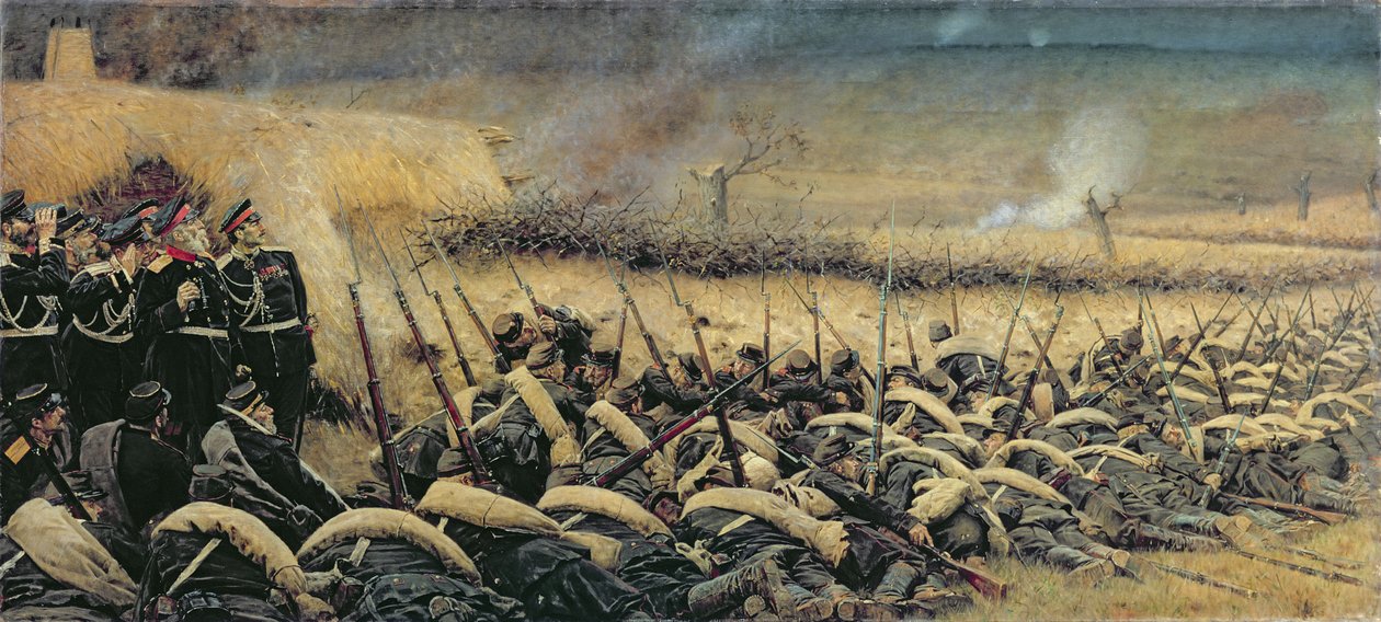 Før offensiven, 1877-78 av Piotr Petrovitch Weretshchagin