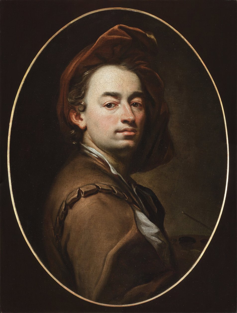 Selvportrett - Selvportrett - Petr Brandl (Peter Johannes eller Jan Petr Brandl) (1668-1735). Olje på lerret, ca 1698. Nasjonalgalleriet, Praha av Pitr Brandl