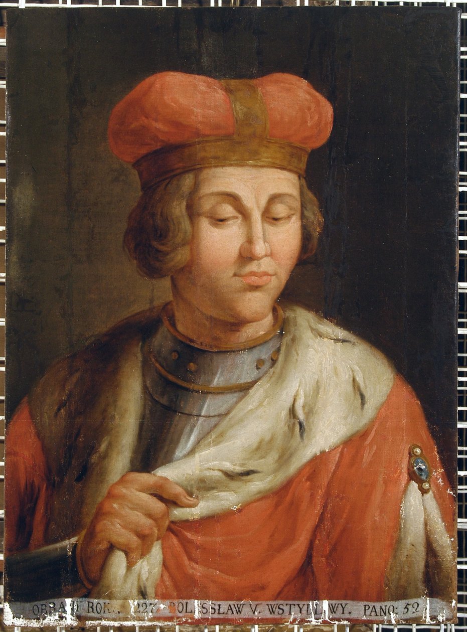 Portrett av Boleslaw V den sjenerte, ca. 1806 av Plersz Jan Bogumil 1732 1817 Plersz Jan Bogumil 1732 1817