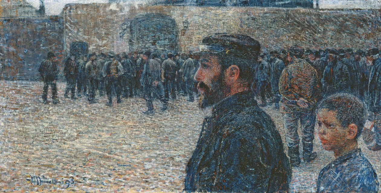 The Call to Work, 1893 av Plinio Nomellini