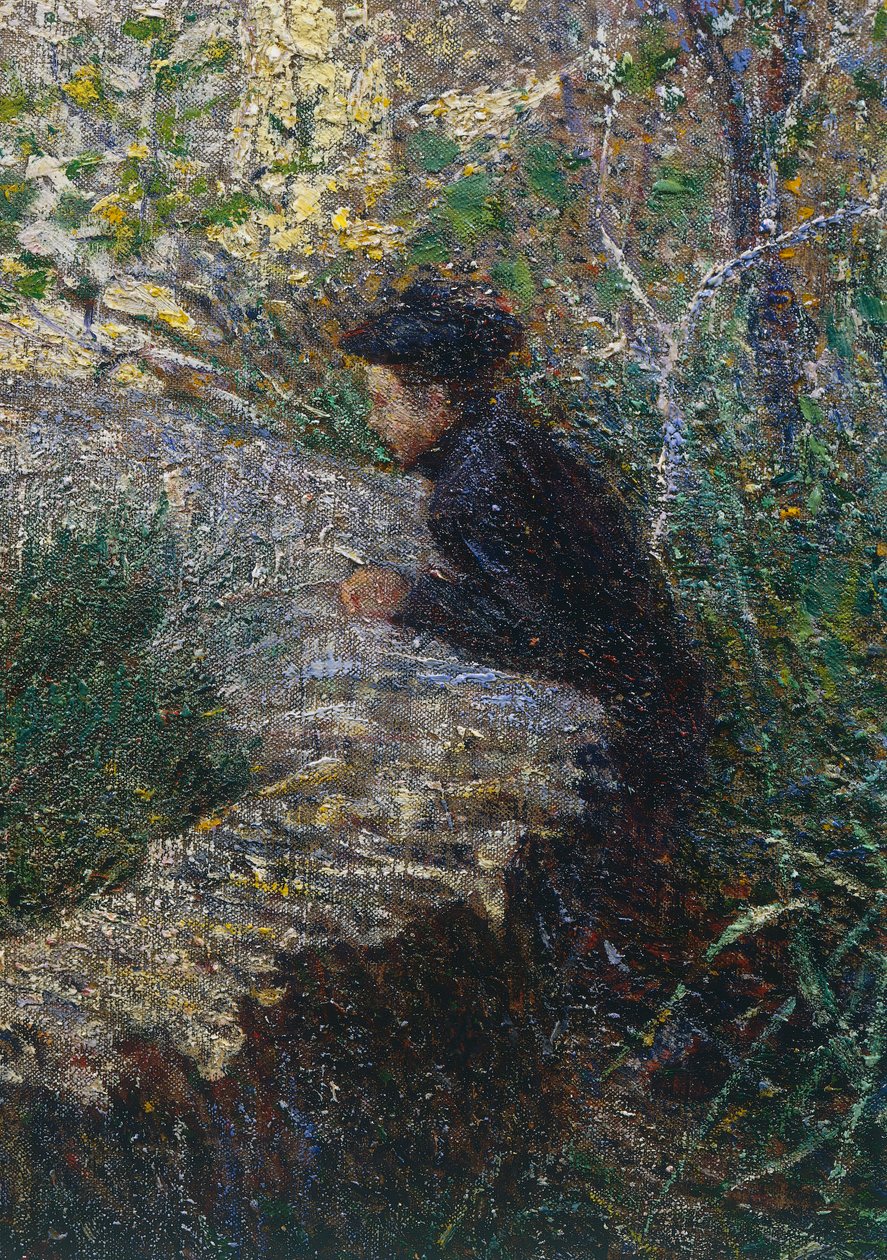 April morgen i Liguria eller Olives på Albaro av Plinio Nomellini