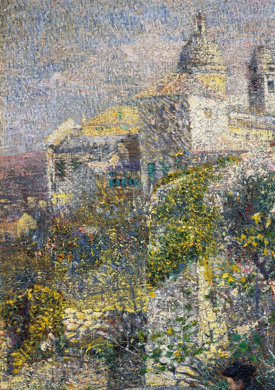 April morgen i Liguria eller Oliven i Albaro av Plinio Nomellini