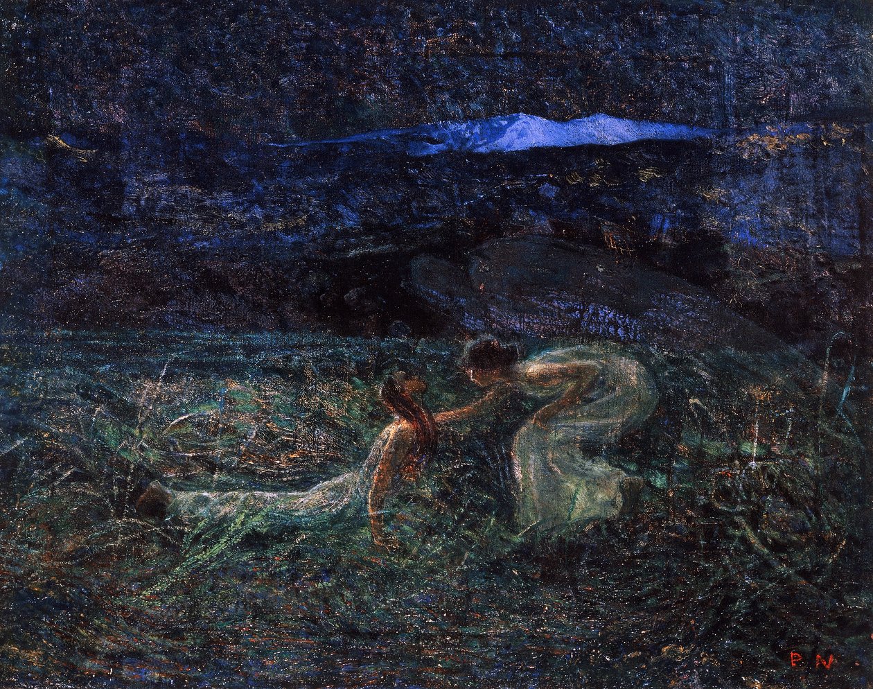 Månens symfoni av Plinio Nomellini