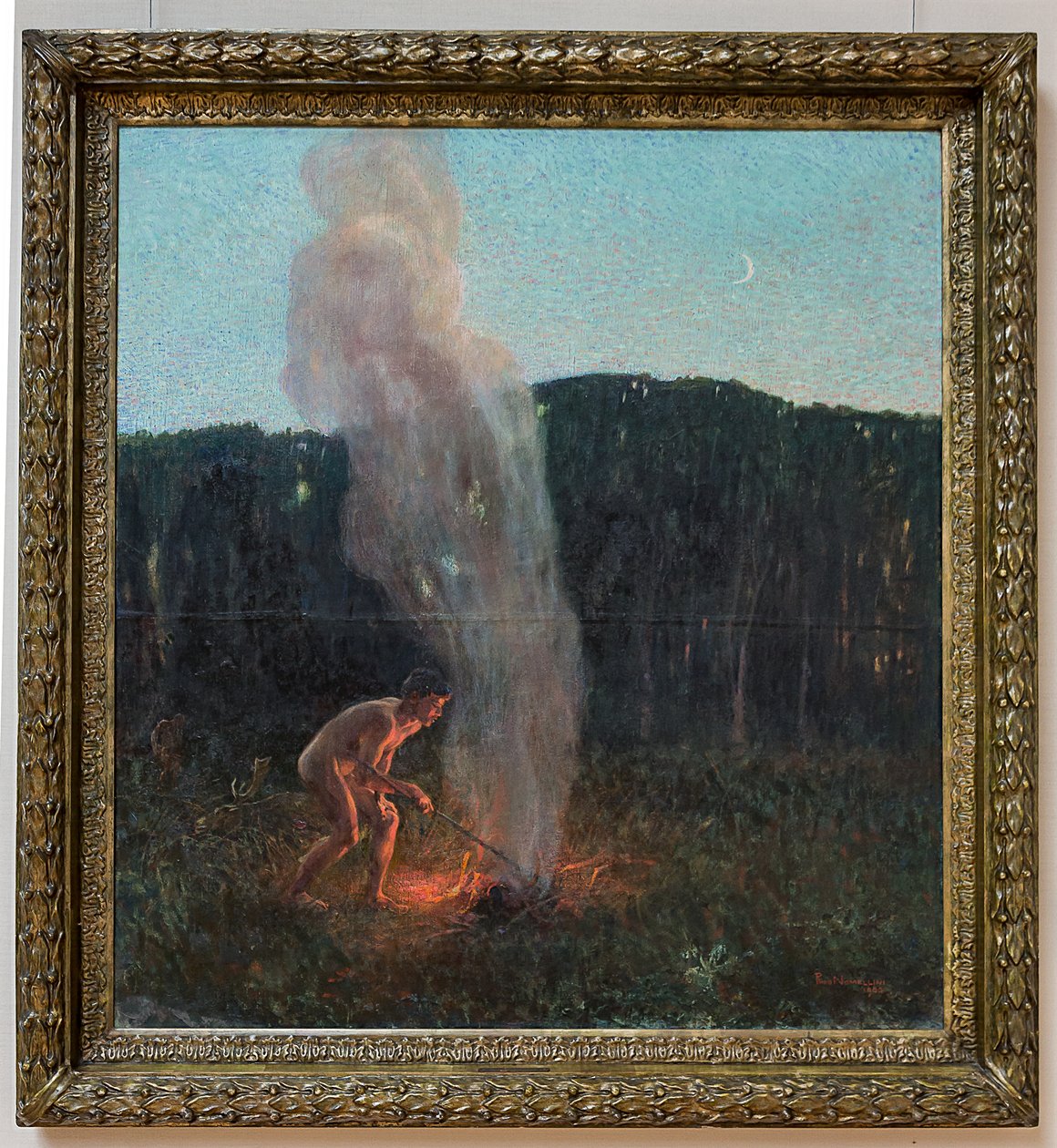 The Column of Smoke av Plinio Nomellini