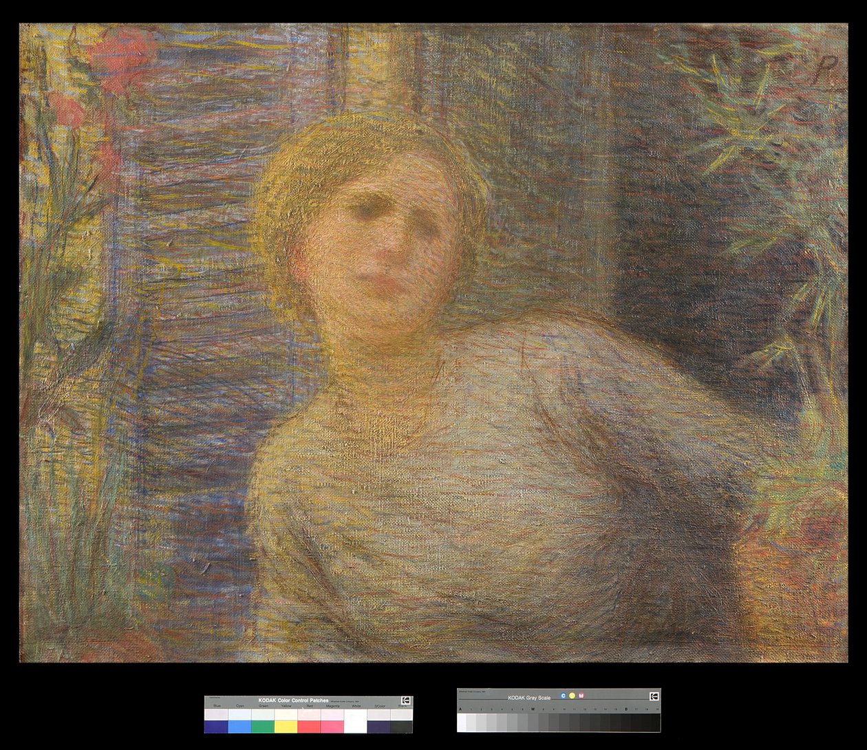 Ung kvinne ved vinduet, 1891 av Plinio Nomellini