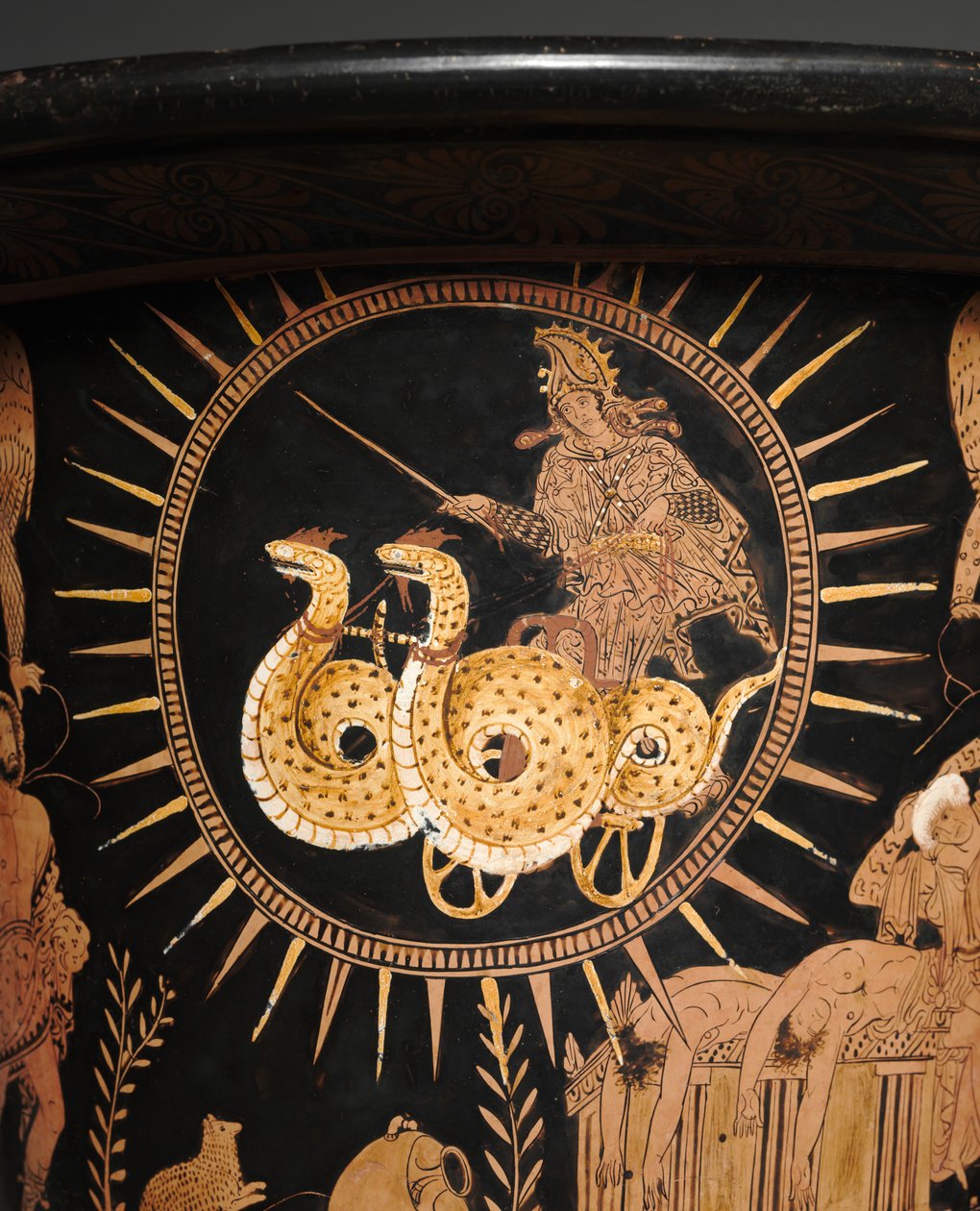 Lucanian Calyx-Krater, ca. 400 f.Kr av Policoro Painter