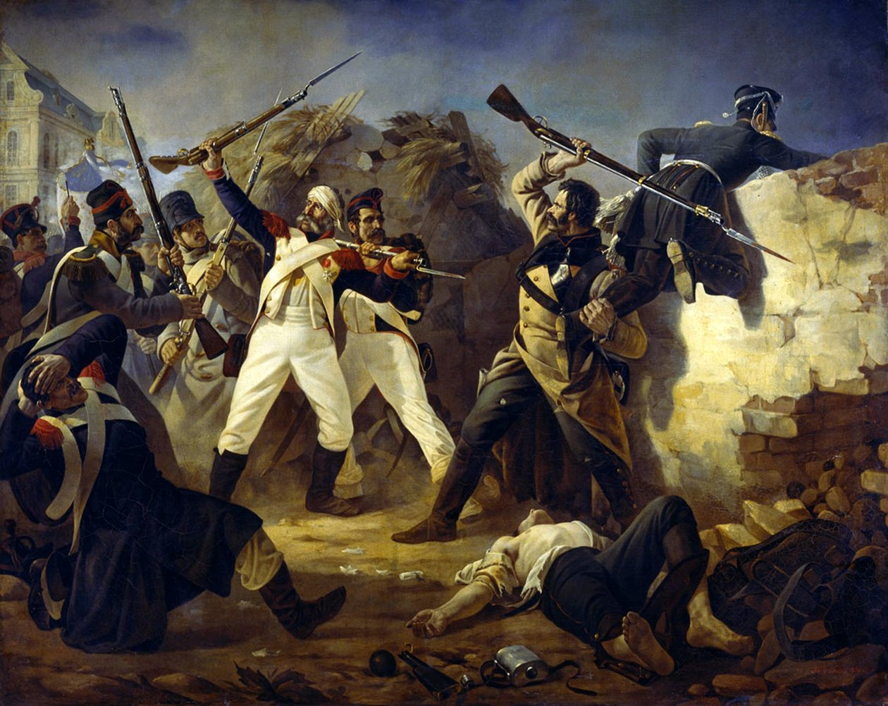 Grenaderen Leonty Korennoys heltedåd, 1846. av Polidor Ivanovich Babaev