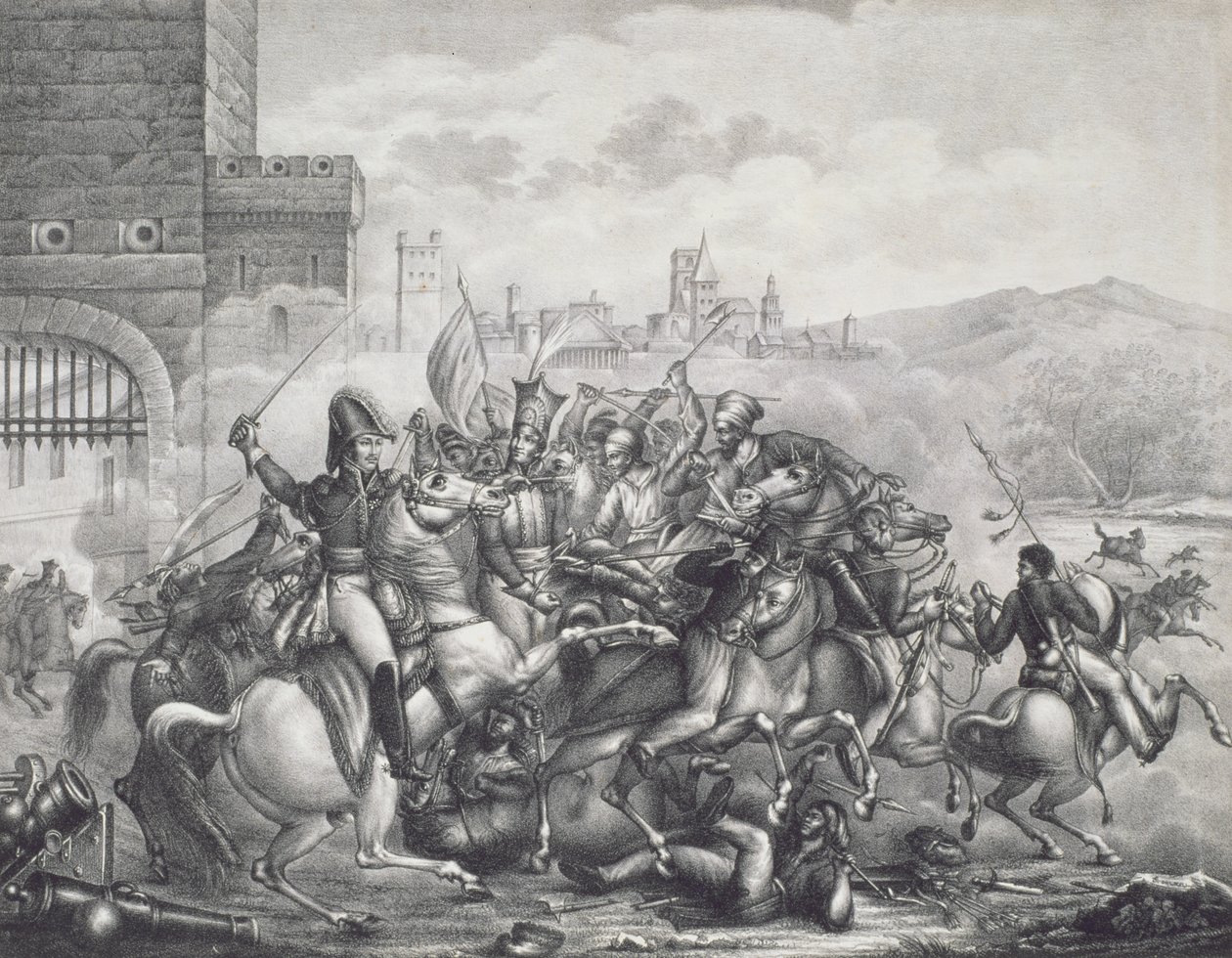 Josef Sulkowskis død, 1799 av Polish School