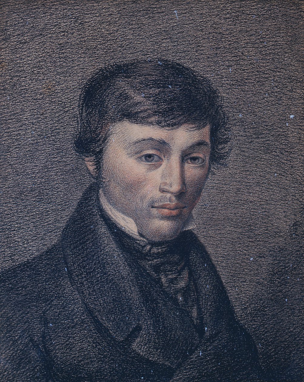 Portrett av Adam Bernard Mickiewicz (1798-1855) av Polish School