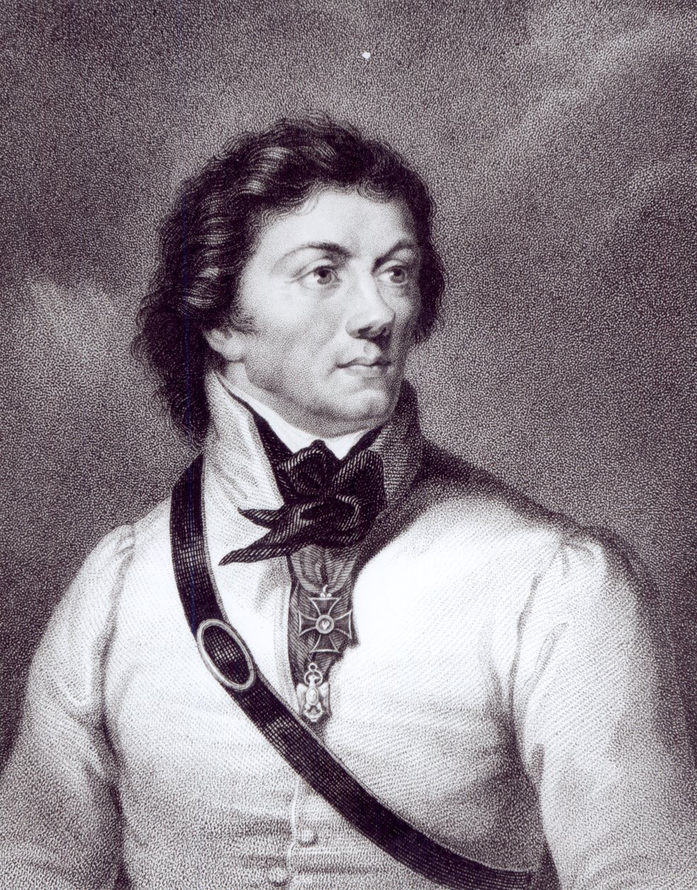 Portrett av Tadeusz Kosciuszko, gravert av William Holl (1807-71), ca. 1840 av Polish School