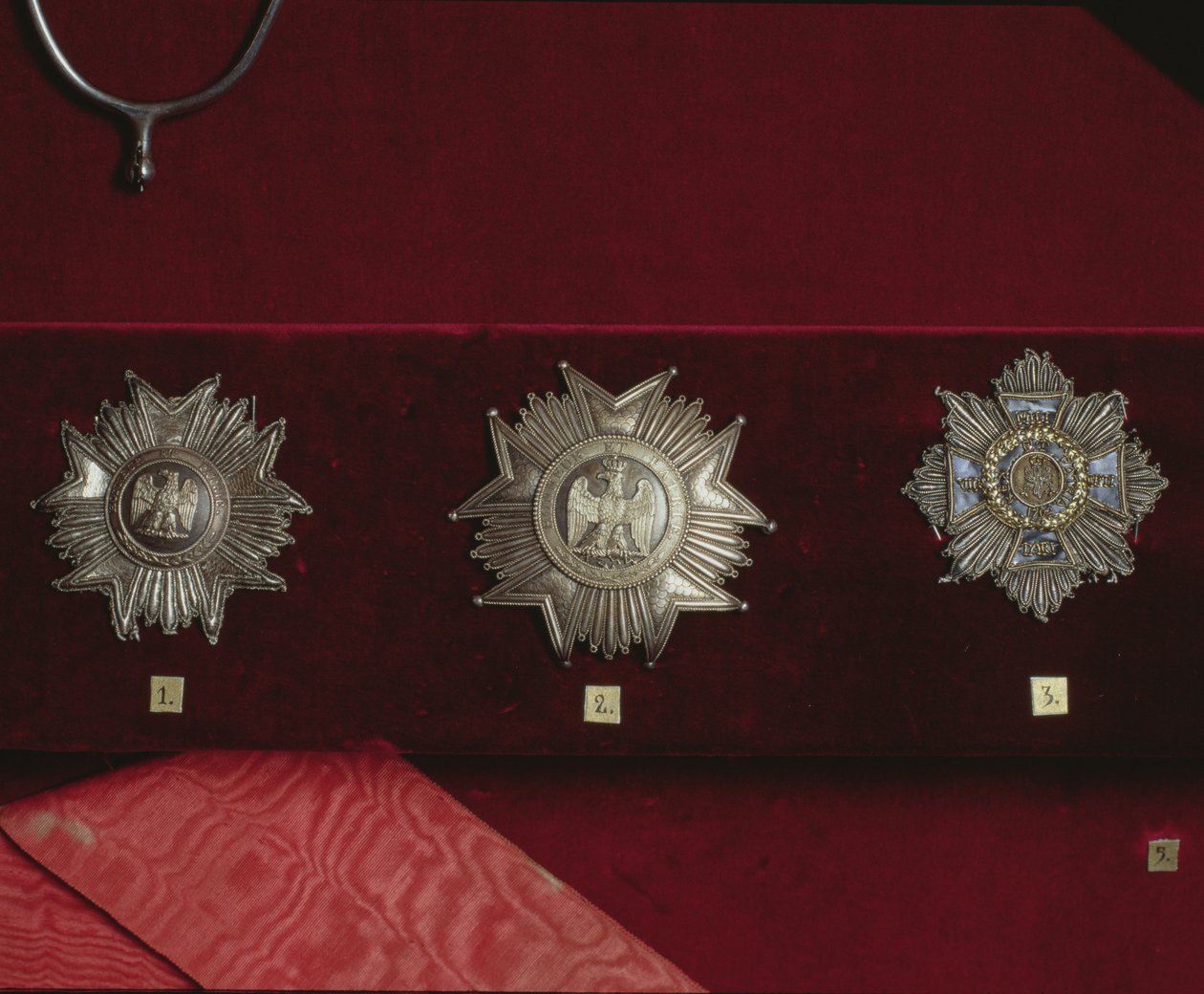 The Orders of Prince Josef Anton Poniatowski (1763-1813) (sølv med sølvtråd og paljetter) av Polish School