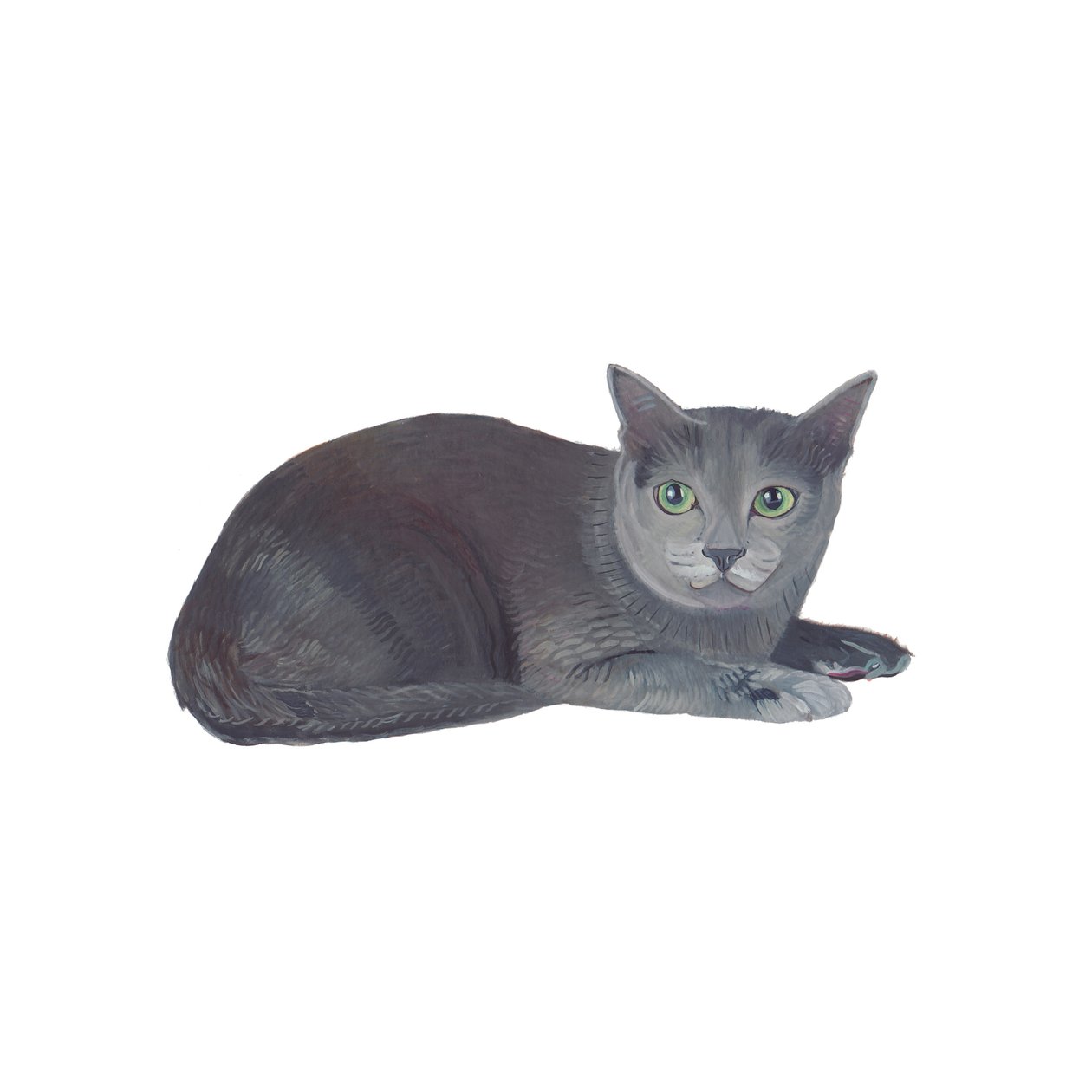 Korat, 2014 (akvarell og gouache på papir) av Polly Horner