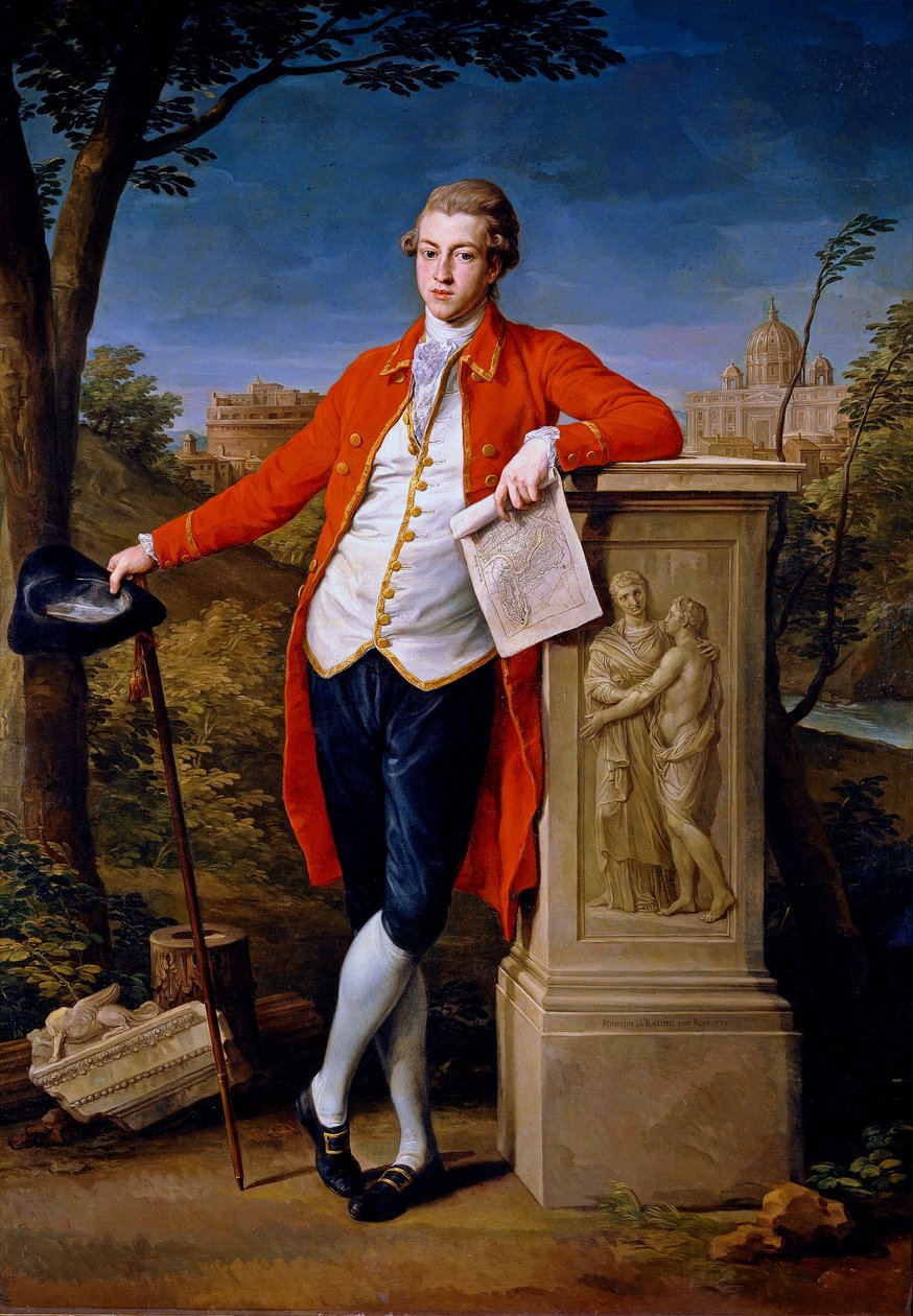 Portrett av Francis Basset, 1. baron de Dunstanville og Basset (1757-1835) av Pompeo Batoni