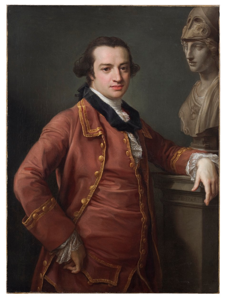 Portrett av John Monck, 1764 av Pompeo Girolamo Batoni