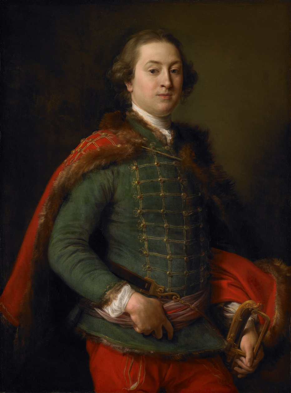 Portrett av John Woodyeare, 1750 av Pompeo Girolamo Batoni
