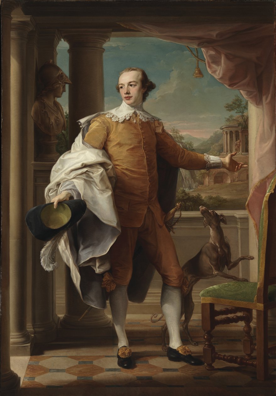Portrett av Sir Wyndham Knatchbull-Wyndham, 1758-59 av Pompeo Girolamo Batoni