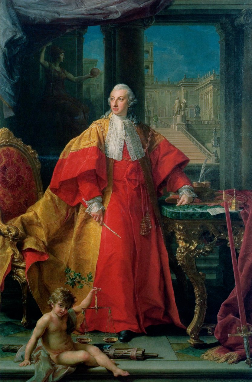 Portrett av Abbondio Rezzonico av Pompeo Batoni