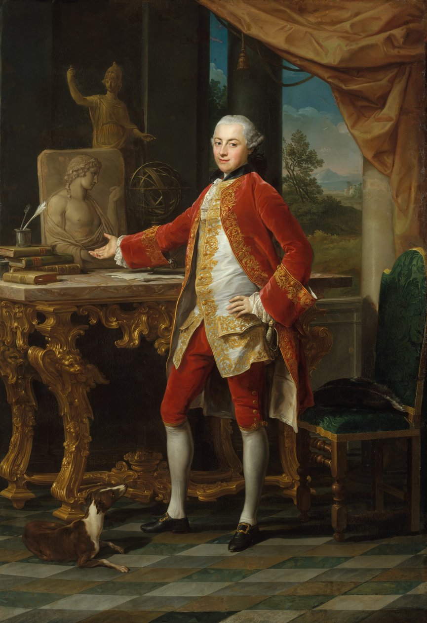Portrett av en ung mann, ca. 1760-65. av Pompeo Batoni
