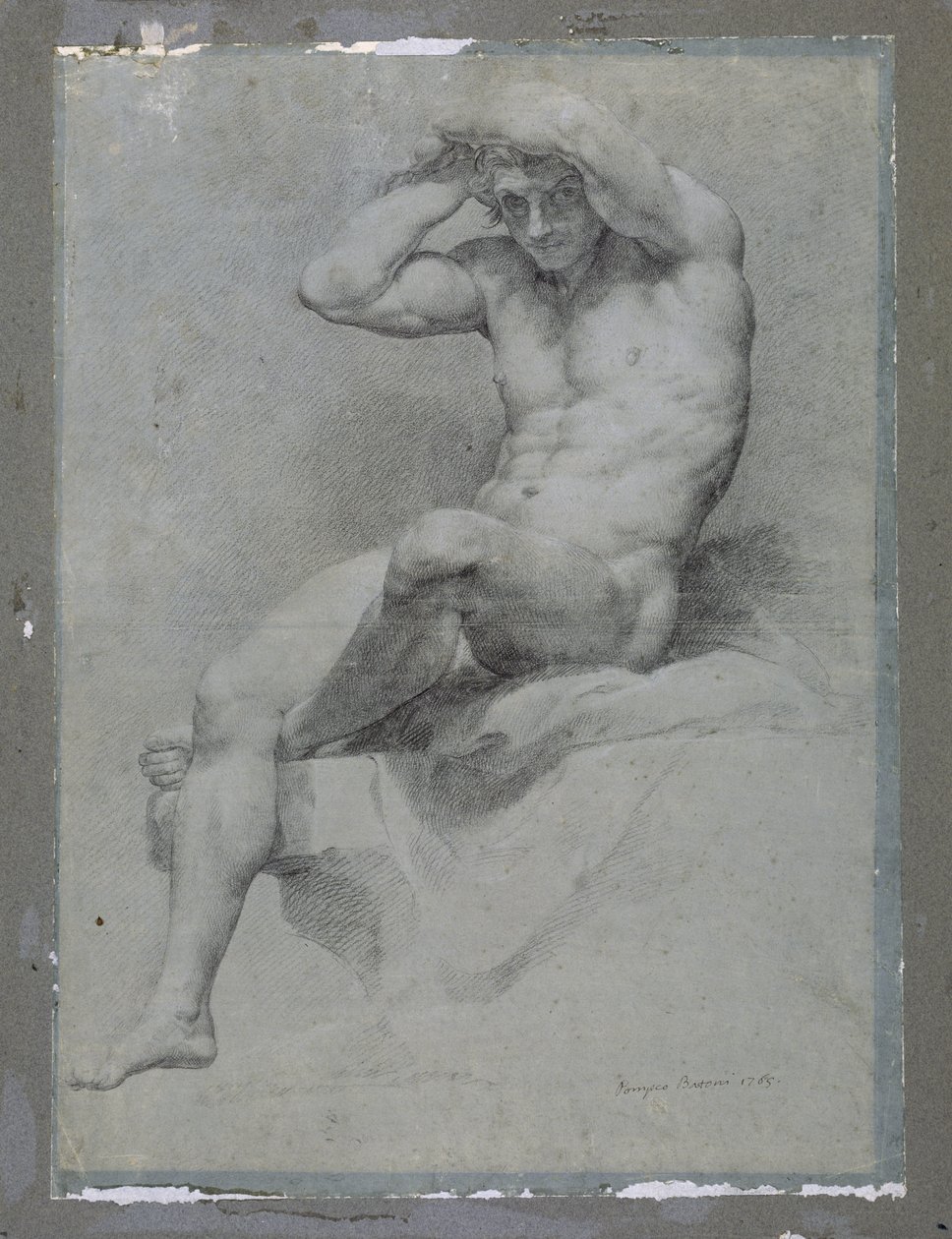 Akademisk naken av Pompeo Girolamo Batoni