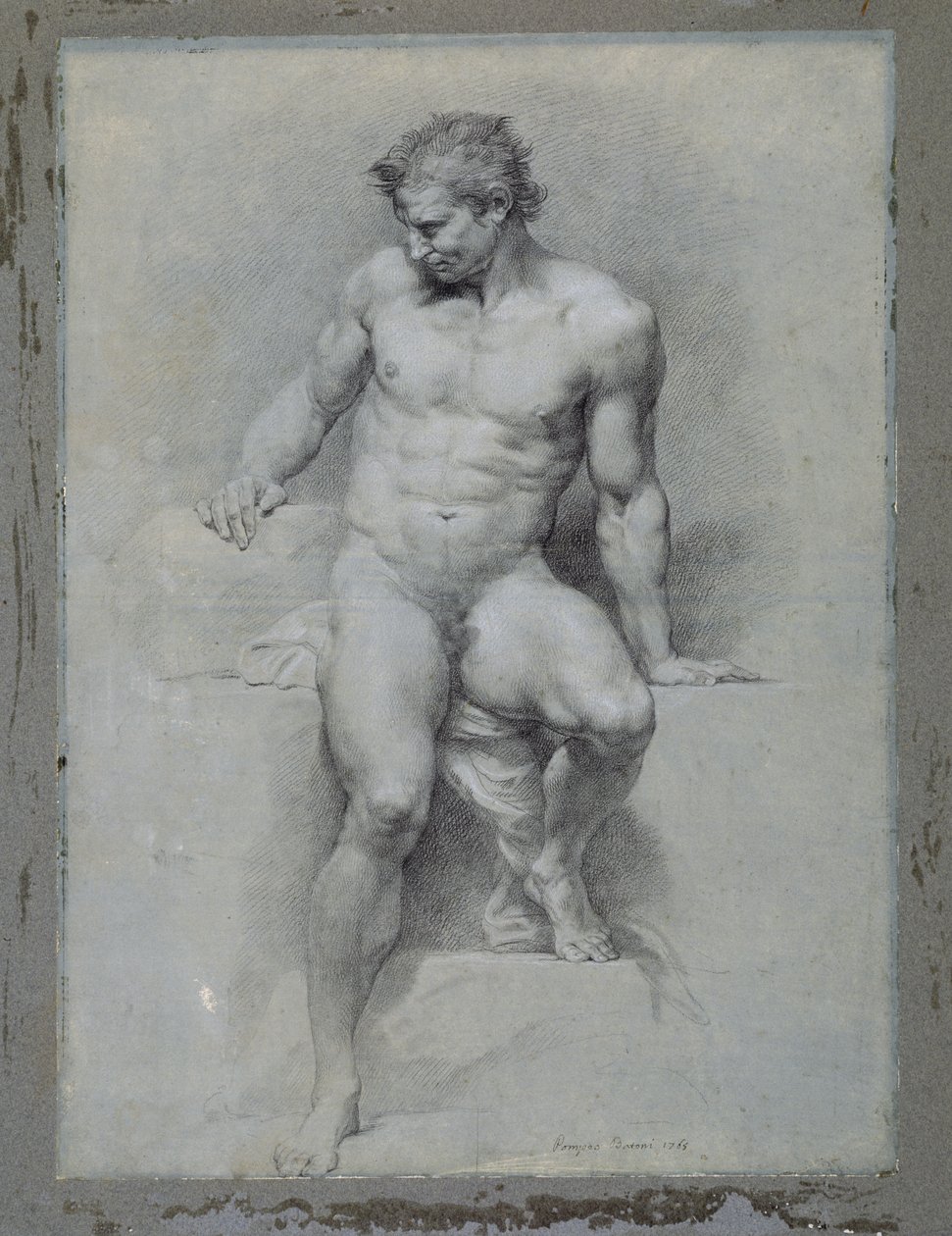Akademisk naken av Pompeo Girolamo Batoni