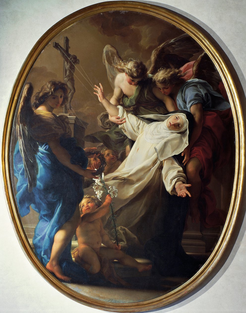Ekstase til St. Katarina av Siena av Pompeo Girolamo Batoni