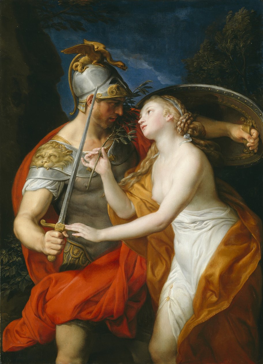 Fred og krig, 1776 av Pompeo Girolamo Batoni