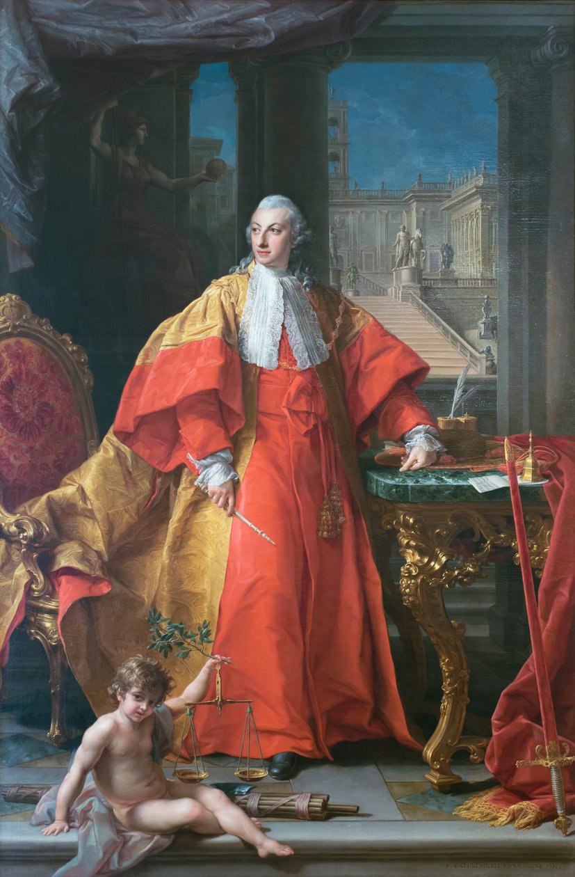 Portrett av Abbondio Rezzonico av Pompeo Girolamo Batoni
