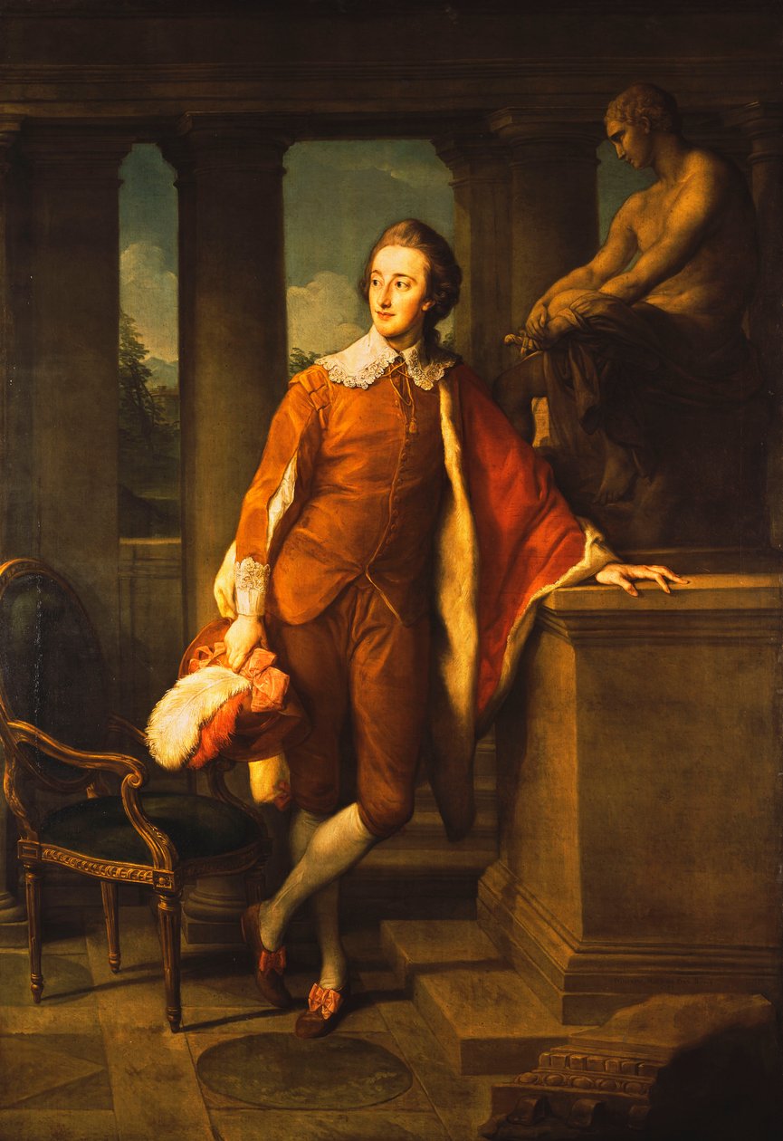 Portrett av Anthony Ashley-Cooper, 5. jarl av Shaftesbury av Pompeo Girolamo Batoni