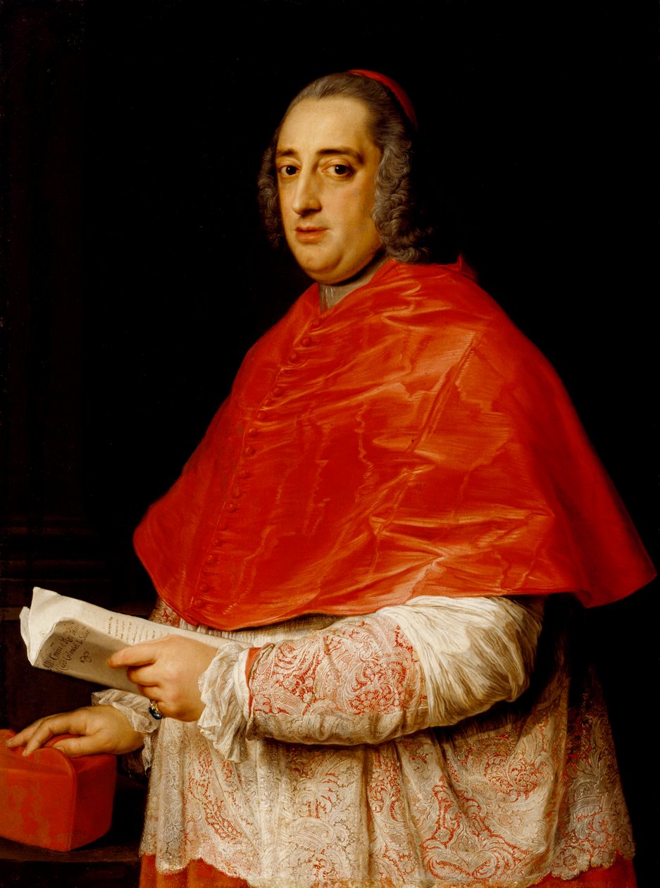 Portrett av kardinal Prospero Colonna di Sciarra av Pompeo Girolamo Batoni