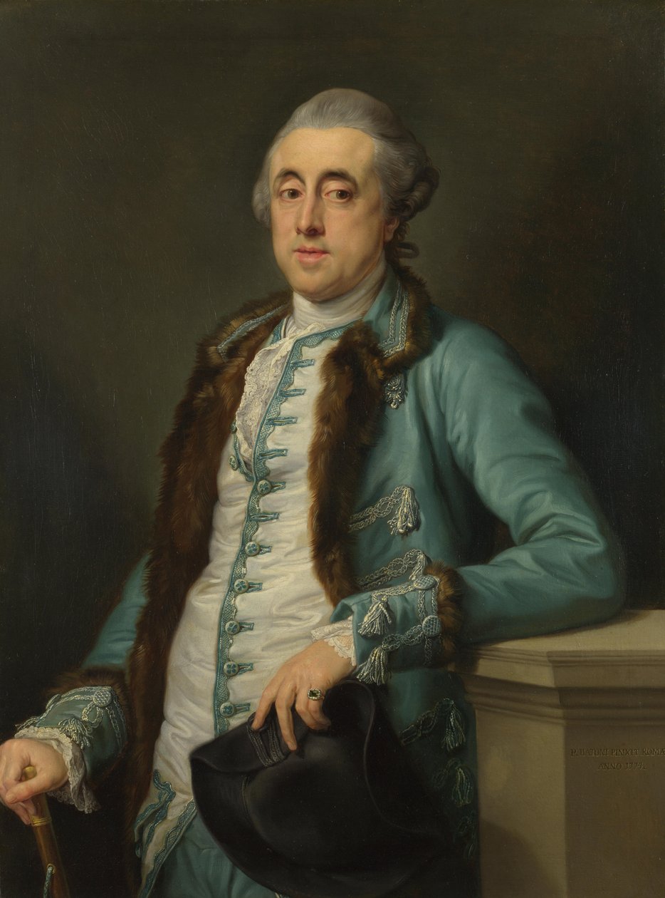 Portrett av John Scott fra Banks Fee, 1774 av Pompeo Girolamo Batoni