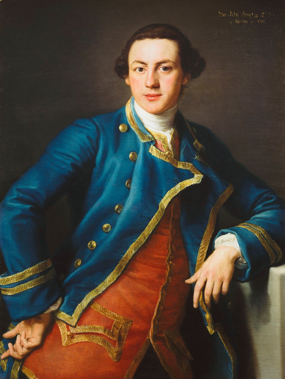 Portrett av Sir John Armytage, 2nd Bt. av Pompeo Girolamo Batoni