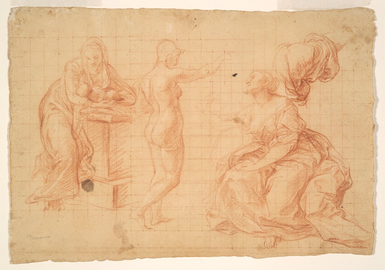 Studier for av Pompeo Girolamo Batoni