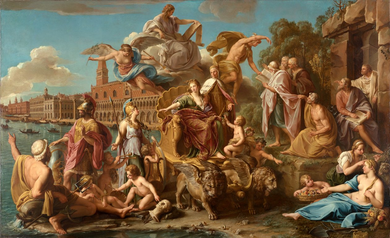 Venezias triumf, 1737 av Pompeo Girolamo Batoni