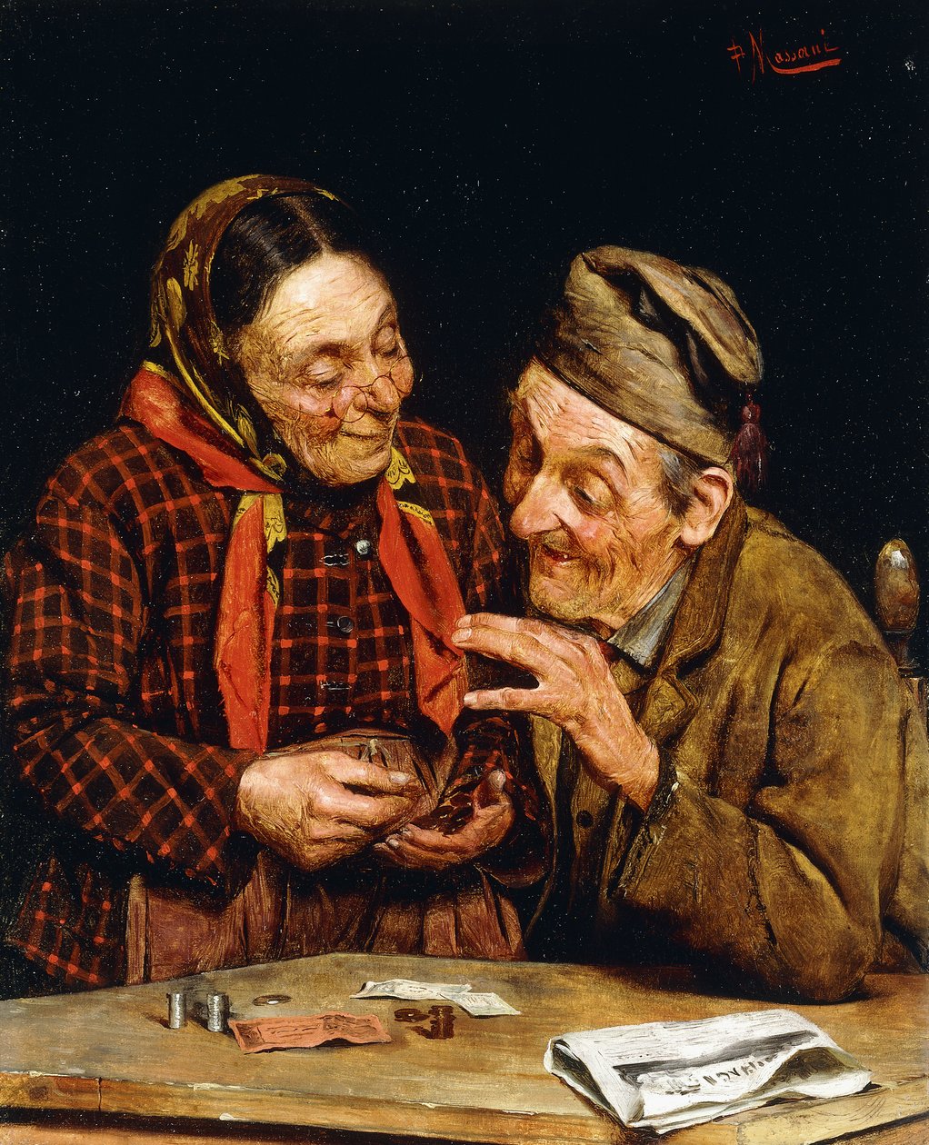 pengetelleren, av Pompeo Massani