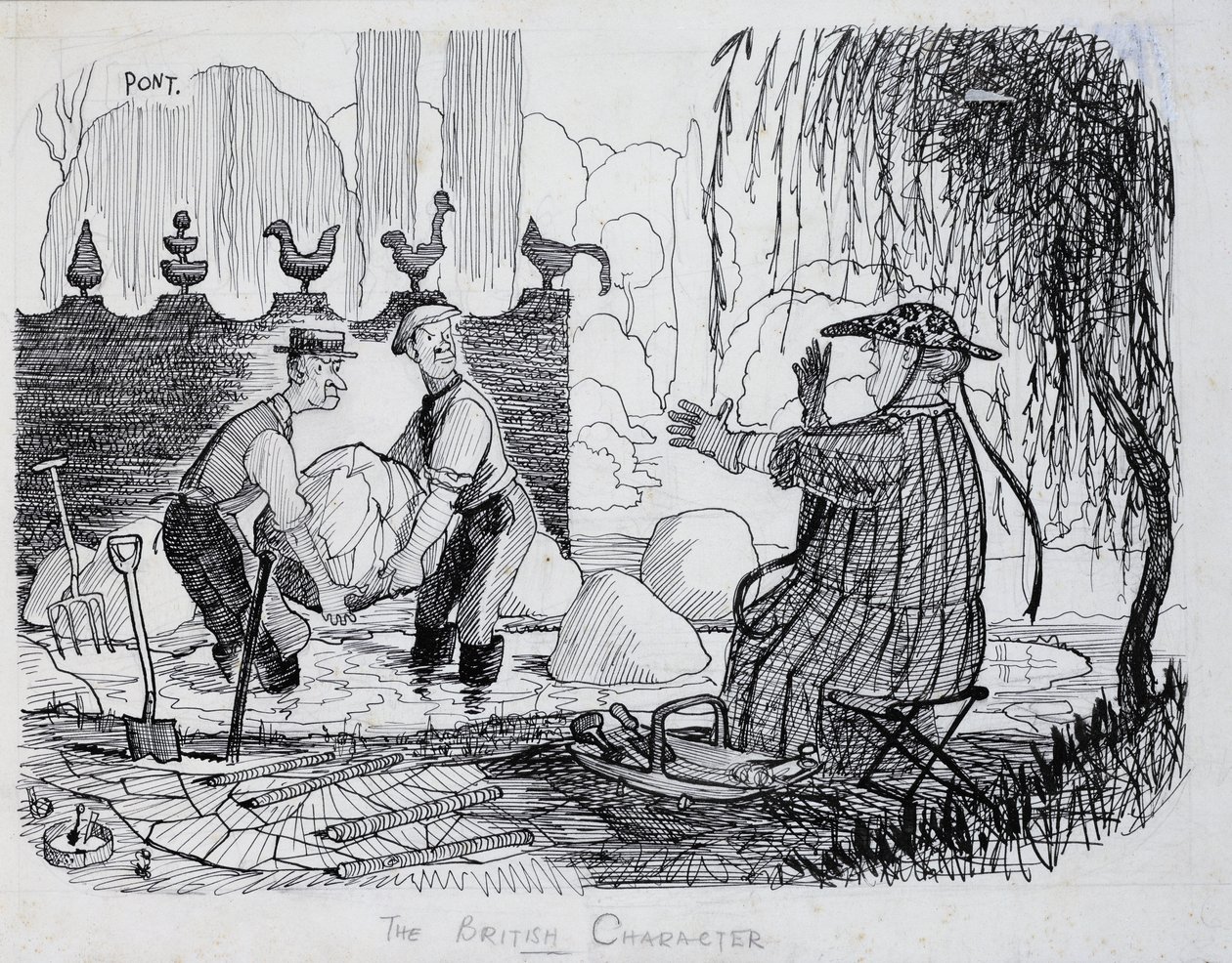 The British Character - Enthusiasm for Gardening, 1938 av Pont 1908 40 Pont 1908 40