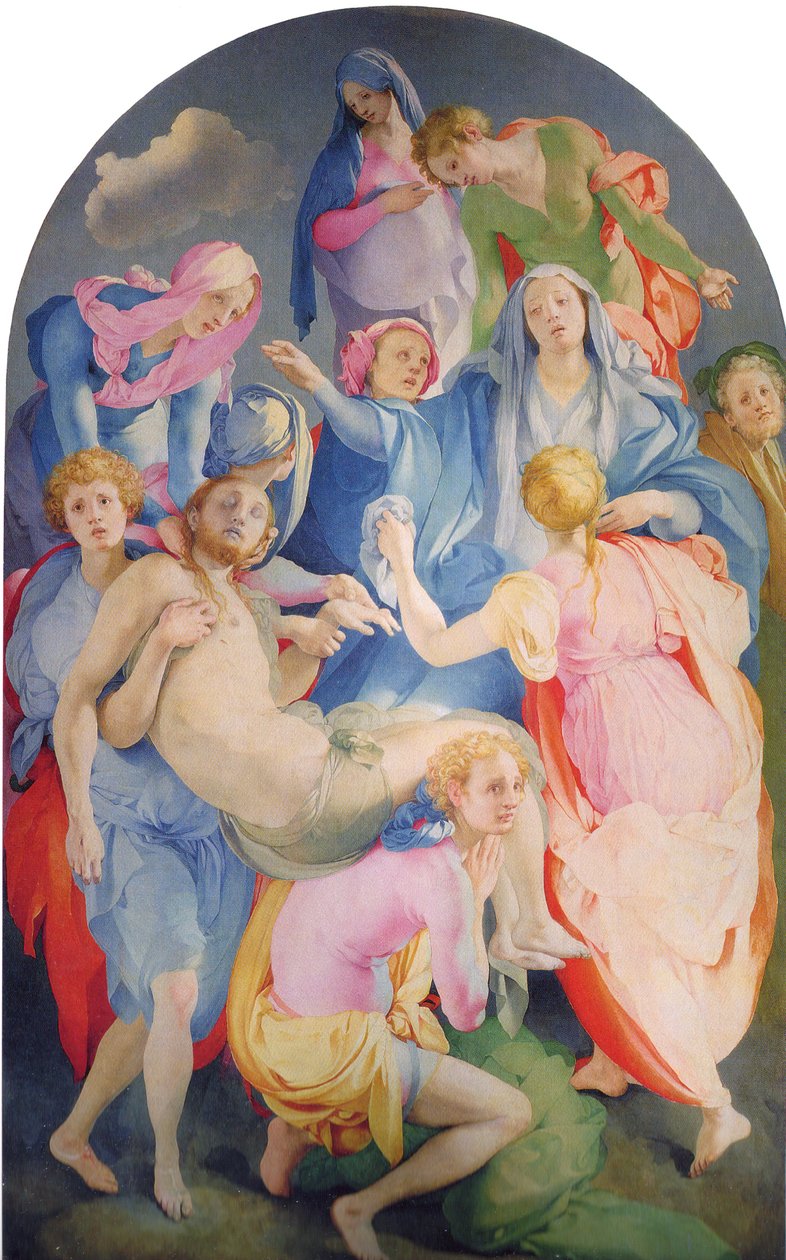 The Deposition Florentine skole av Jacopo Pontormo