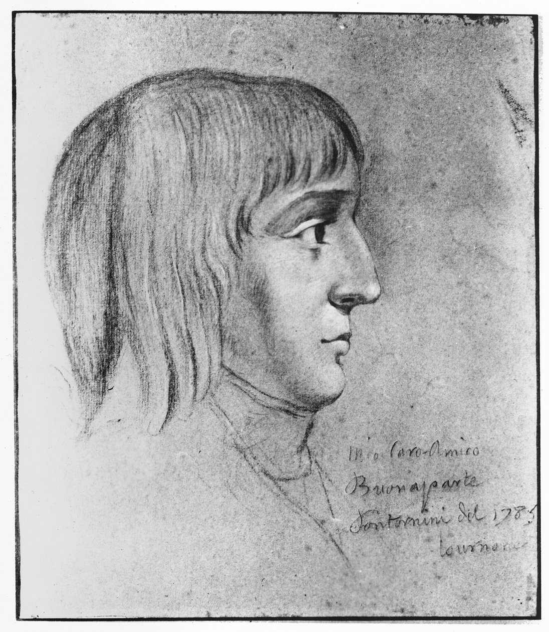 Napoleon Bonaparte, 16 år gammel, 1785 av Pontornini