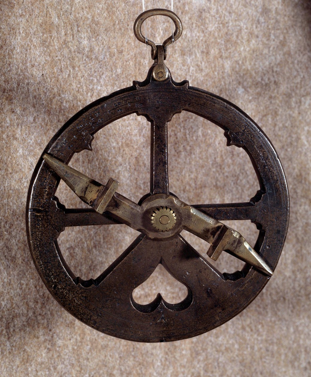 Måleinstrument: portugisisk nautisk astrolabium fra 1500-tallet. Oxford. universitet av Portuguese School