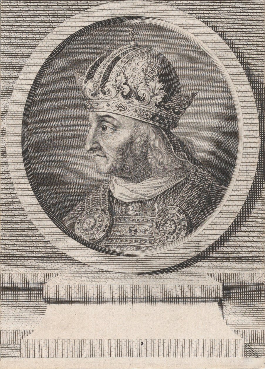 St. Maurice, 1743-97. av Possibly Pierre François Basan.