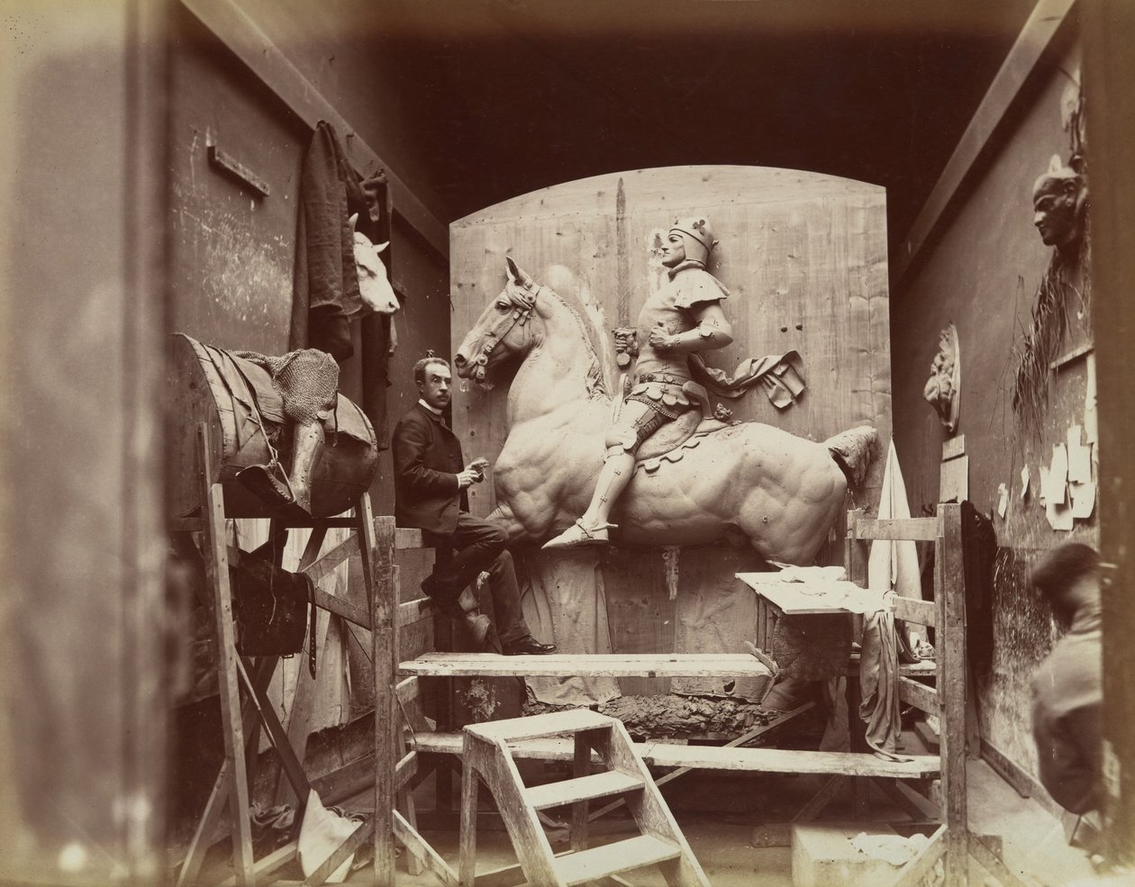 [Emmanuel Frémiet], 1880-90-tallet. av Possibly by Edmond Bénard