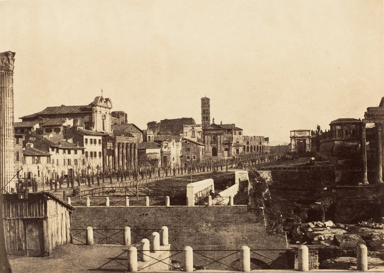 Forumet, Roma, 1853-56. av Possibly by Jane Martha St. John.