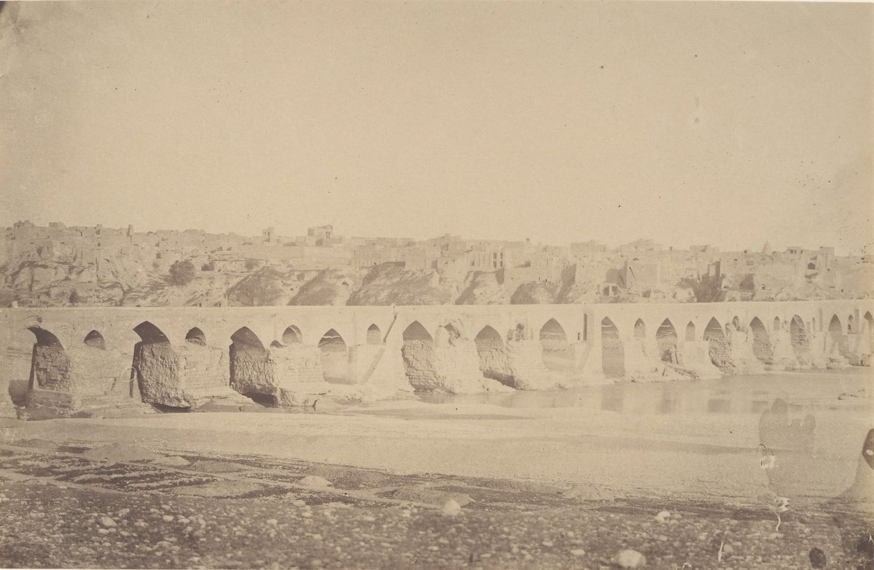 [Broen ved Dizfoul], 1840-60-tallet. av Possibly by Luigi Pesce.
