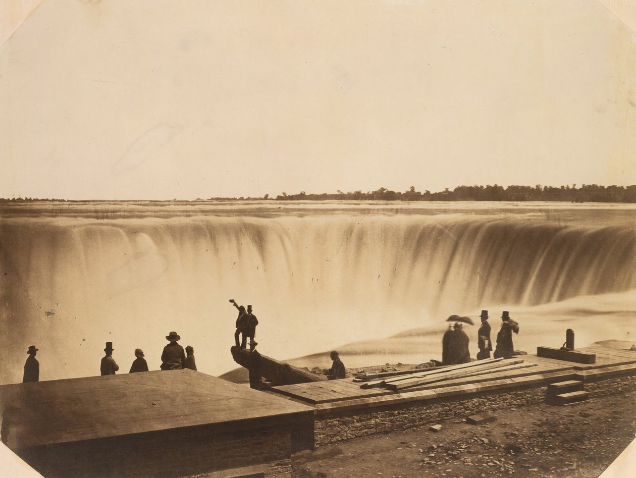 Niagara Falls, ca. 1855. av Possibly by Silas A. Holmes.
