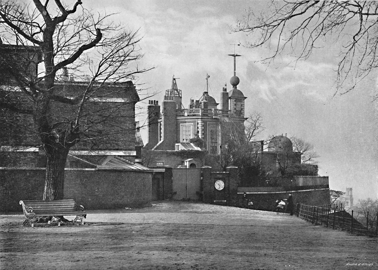 Greenwich Observatory, c1896 av Poulton and Co